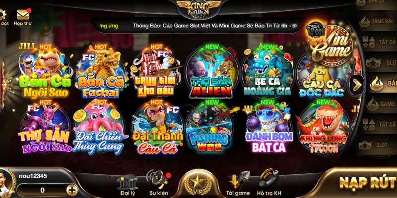 KINGFUN ⭐️ Cổng Game KINGFUN.COM No #1 VN - Link Tải APK/IOS 30 Bắn cá săn xu cực chất